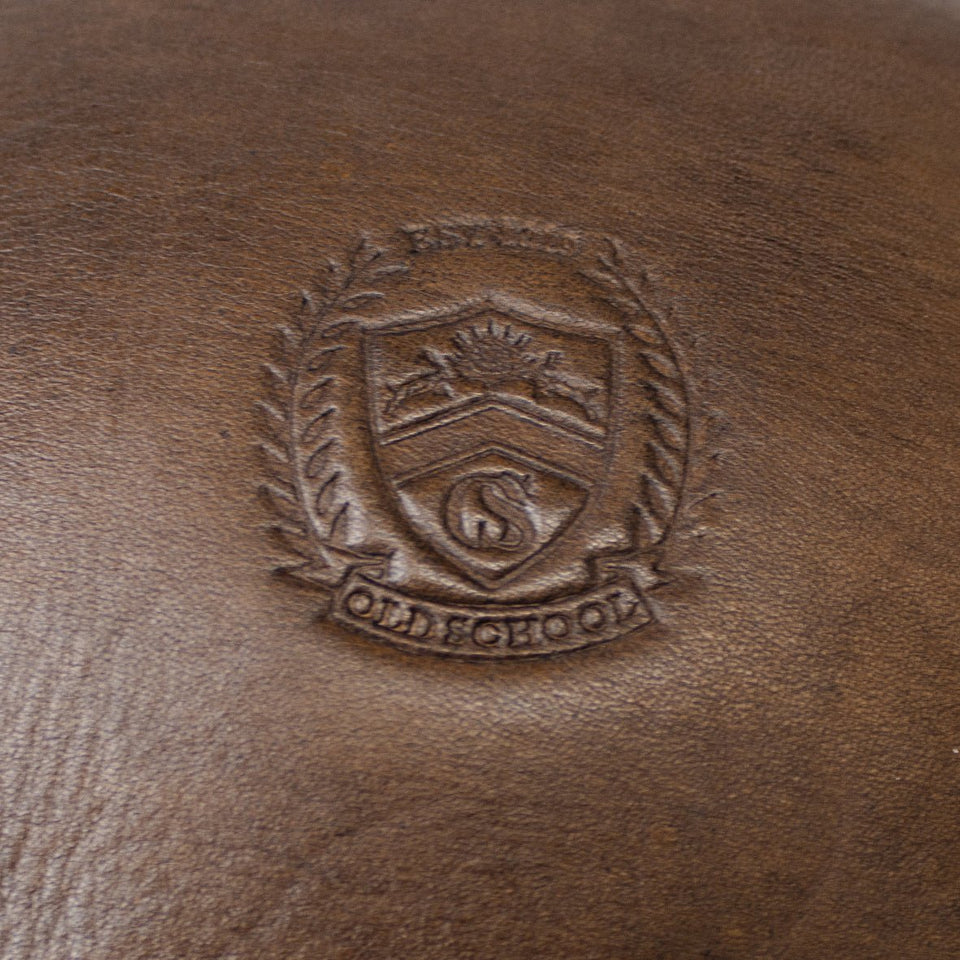 Old School Rugby Ball-Dark Brown