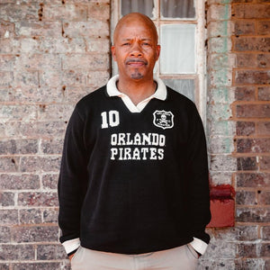 Orlando Pirates Knitted LS Jersey-Black