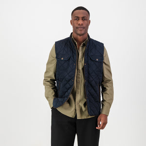 Springboks Barbour Gilet-Navy