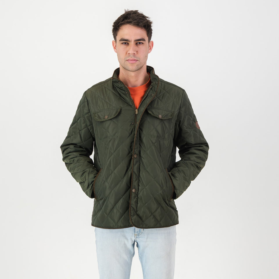 Springboks Barbour Jacket-Forest Green