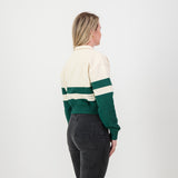 Springboks CB Zip Through Sweat-OS Green