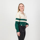 Springboks CB Zip Through Sweat-OS Green