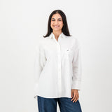 Springboks Ladies Oxford Shirt-White