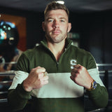 Stillknocks S Hoop Quarter Zip Sweat-Military Olive