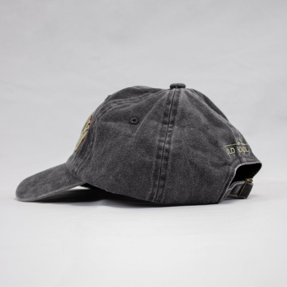 Stillknocks Word Washed Cap-Grey